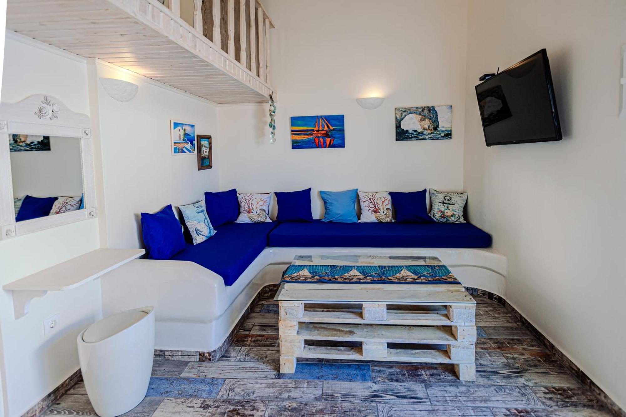 Blue Dream - Santorini Apartment คามารี ภายนอก รูปภาพ